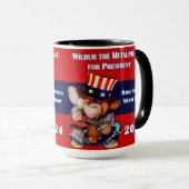 2024年マグ大統領用金属剤 マグカップ (正面右)