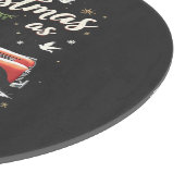 2024年マッチングカップルのミスターとミセスとしてのクリスマス カッティングボード (角)