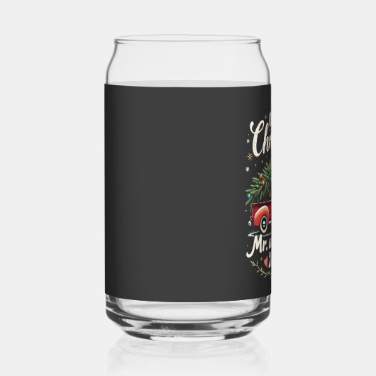 2024年マッチングカップルのミスターとミセスとしてのクリスマス ガラス缶 (右)