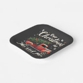 2024年マッチングカップルのミスターとミセスとしてのクリスマス ペーパープレート (傾斜あり)