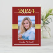 2024年マルーン&金ゴールド卒業党のクラス 招待状 (スタンド正面)