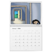 2024年マーガレット・スコットによるアートワークをフィーチャーしたカレンダー カレンダー (1月 2026)