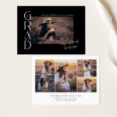 2024年モダンのミニマル授業6写真卒業 招待状