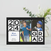 2024年モダンクラス卒業 案内状 (スタンド正面)