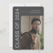 2024年モダンクラス、写真お洒落卒業 案内状 (正面)