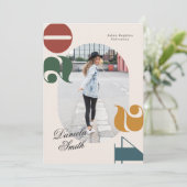 2024年モダンレトロはっきりしたおよびクラス卒業 招待状 (スタンド正面)