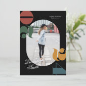 2024年モダンレトロはっきりしたおよびクラス卒業 招待状 (スタンド正面)