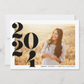 2024年モダン写真卒業クラス 招待状 (正面)