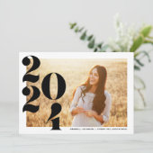 2024年モダン写真卒業クラス 招待状 (スタンド正面)