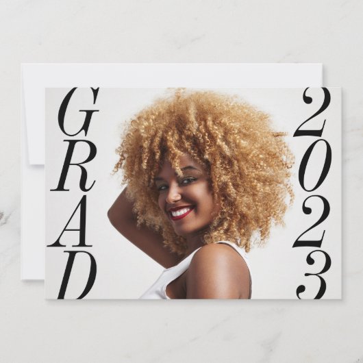 2024年モダン写真卒業発表のクラス 案内状 (正面)