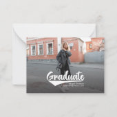 2024年モダン写真卒業発表 ノートカード (正面)