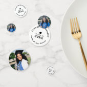 2024年モダン卒業のミニマルなクラス写真 コンフェッティ (グループ)