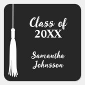2024年モダン卒業タッセルパーソナライズされた卒業 スクエアシール (正面)