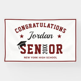 2024年モダン卒業パーティーのブルゴーニュ学級 横断幕