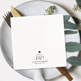 2024年モダン卒業パーティーのミニマル級 スタンダードカクテルナプキン