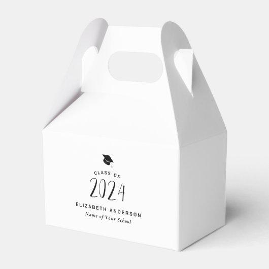 2024年モダン卒業パーティーのミニマル級 フェイバーボックス (正面サイド)