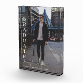 2024年モダン卒業ホワイトスクリプトオーバーレイ フォトブロック (右)