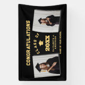 2024年モダン卒業2写真卒業 横断幕 (縦)