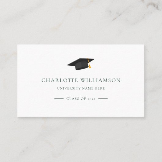 2024年モダン卒業 名刺 (正面)