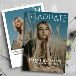 2024年モダン大学大学院雑誌カバー写真 案内状