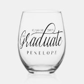 2024年モダン学年大学院の授業 ステムなしワイングラス (正面)