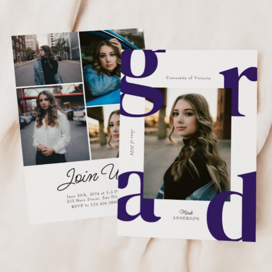 2024年モダン法科卒業招待状 招待状