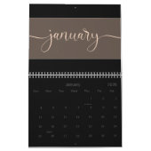 2024年モダン通年カレンダー カレンダー (1月 2026)