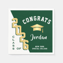 2024年モダン金緑卒業パーティーのクラス