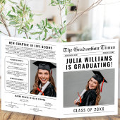 2024年ユニーク卒業記念の新聞教室 カード