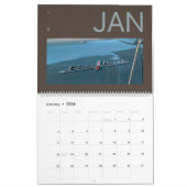 2024年ヴィンテージカーバフ用ウォールカレンダー カレンダー (1月 2026)