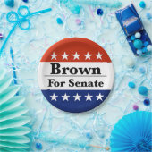 2024年上院にシャーロッド・ブラウンを再選 ペーパープレート (パーティー)