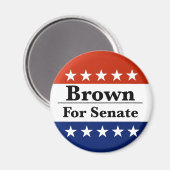2024年上院にシャーロッド・ブラウンを再選 マグネット (正面/裏面)