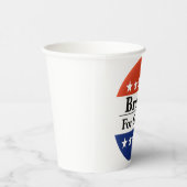 2024年上院にシャーロッド・ブラウンを再選 紙コップ (右)