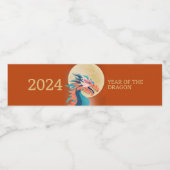 2024年中国のの新年 ペットボトルラベル (シングルラベル)