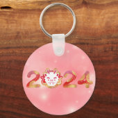 2024年中国の元年龍 キーホルダー (正面)