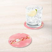 2024年中国の元年龍 ラウンドペーパーコースター (インサイチュ)