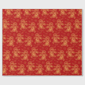 2024年中国の太陰龍 ラッピングペーパー (フラット)