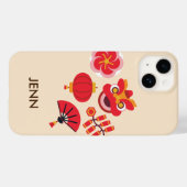 2024年中国の新祝年iPhone 14ケース Case-Mate iPhoneケース (裏面 (横))