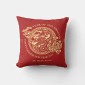 2024年中国の新辰年 クッション (正面)