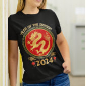 2024年中国の旧正月 – 辰年 Tシャツ