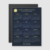 2024年会社カレンダー磁気カードを作成する (正面/裏面)