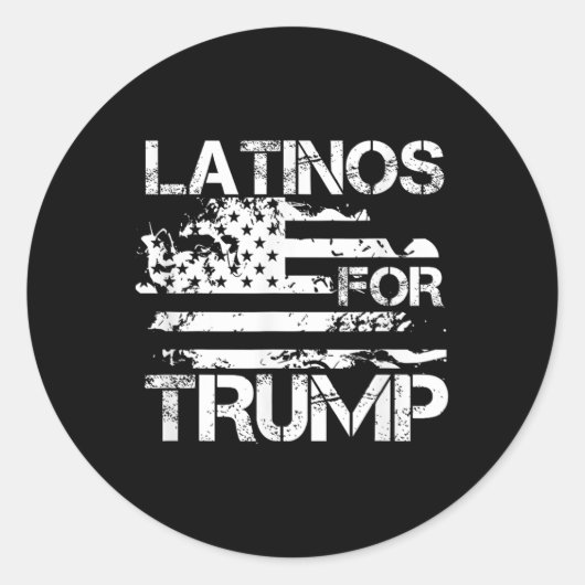 2024年保守選挙おもしろいUsa Flaの場合 ラウンドシール (正面)