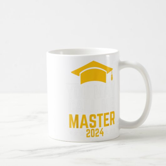2024年修了式で「マスター」と呼んでね コーヒーマグカップ (右)