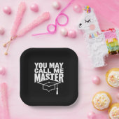 2024年修士号取得 ペーパープレート (パーティー)