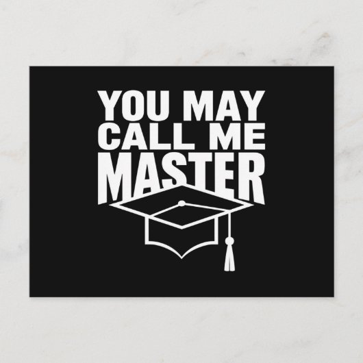 2024年修士号取得 ポストカード (正面)