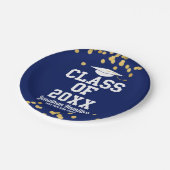 2024年優等卒業生パーティーのクラス ペーパープレート (アングル)