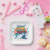 2024年公式に退職 ペーパープレート (パーティー)