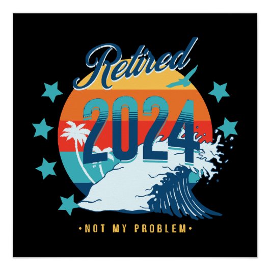 2024年公式に退職 ポスター (正面)