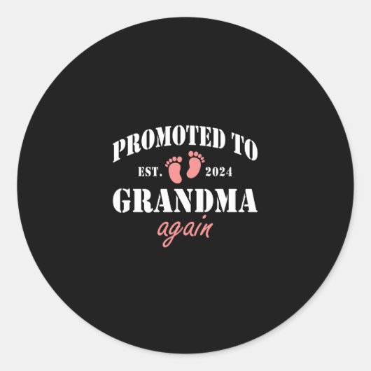 2024年再び祖母に昇進 ラウンドシール (正面)