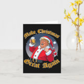 2024年再素晴らし度のクリスマストランプおもしろいを作る カード (黄色い花)